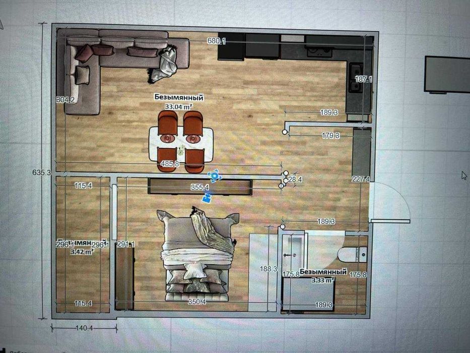 Продава се Двустаен апартамент в Бургас, Лазур - 58 кв.м за 1380 €/кв.м - Снимка #4