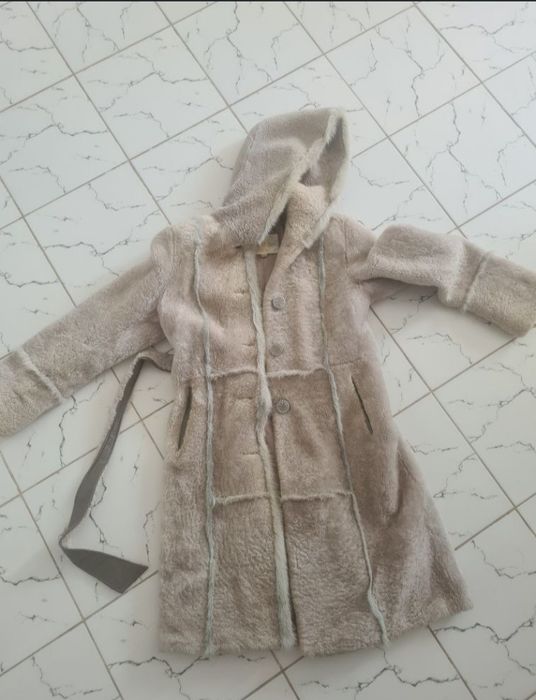 Зимняя мутоновая шуба