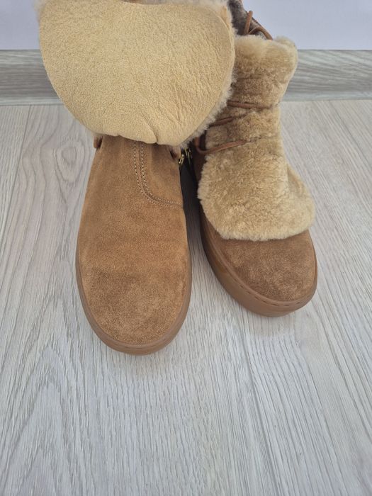 Нови боти GANT, №37, естествен велур, произведени в Португалия