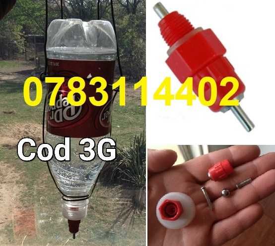 Adapatori Niplu gaini pui rate gaste prepelite pasari-3 lei buc - 3G