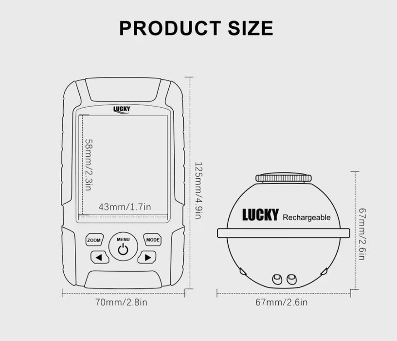 Безжичен (bluetooth) риболовен сонар