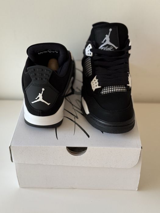 Air Jordan 4 Retro White Thunder Full Box Size 35-45