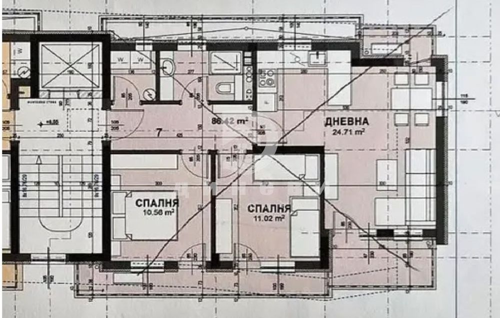 3-стаен в Стара Загора-Казански площ 102 цена 166000