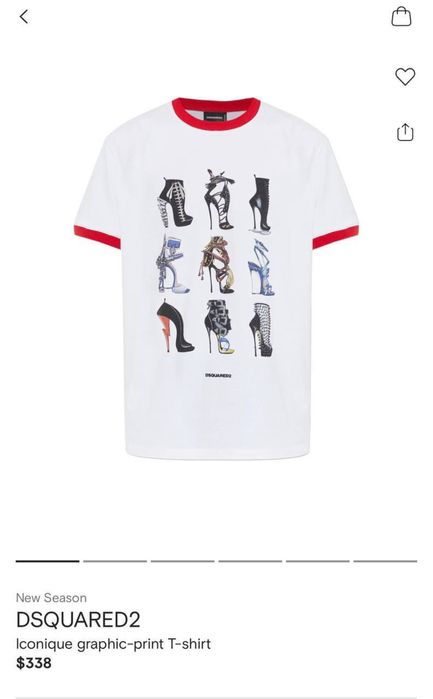 Мъжка тениска Dsquared