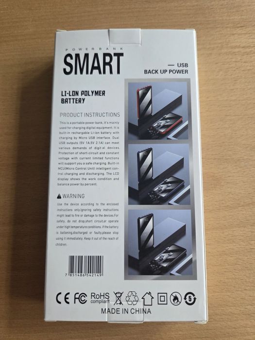 Power bank Smart 10000 mAh