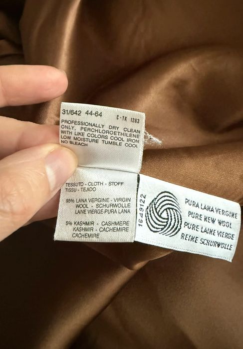 Palton 95% lana virgina, 5% casmir