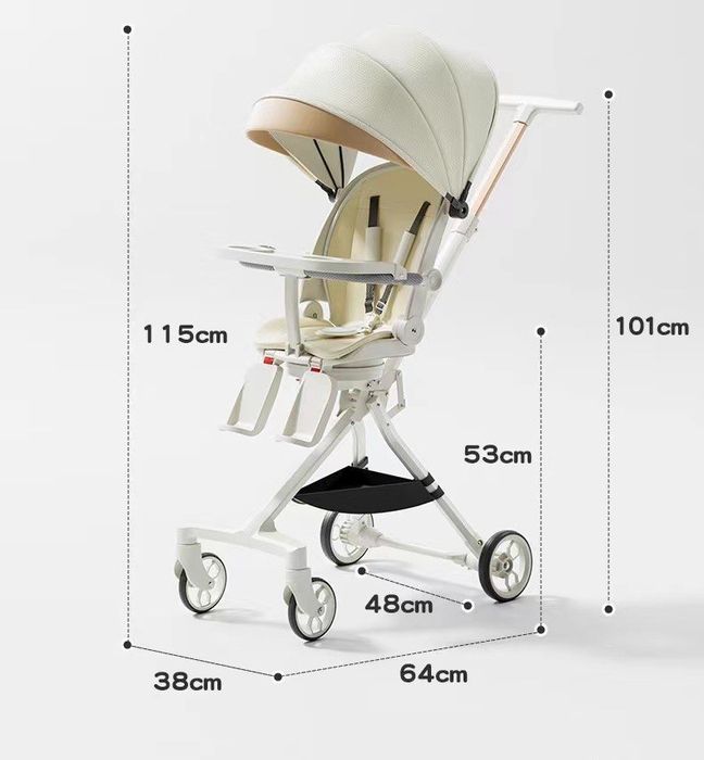 Коляска десткая прогулочная от 1 до 5 лет до 25кг 2 положения ручки