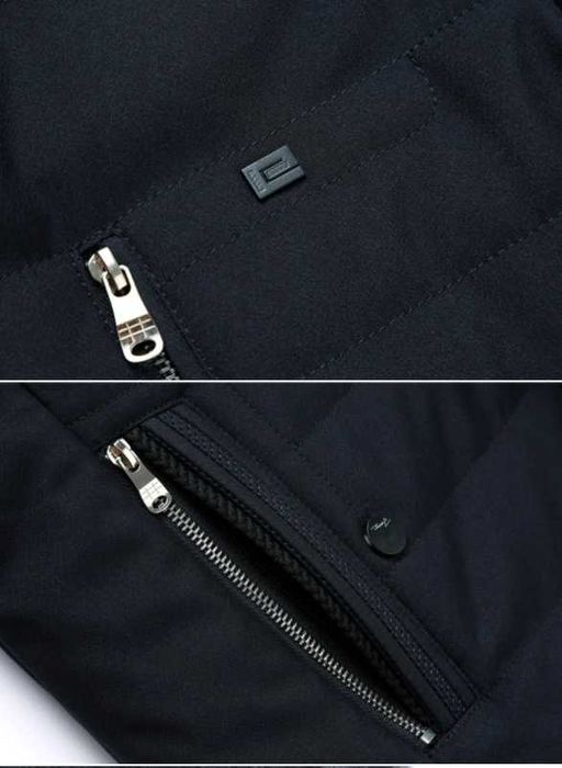 Новая мужская зимняя теплая куртка, 2 цвета, размер 50 - 54, до 90 кг