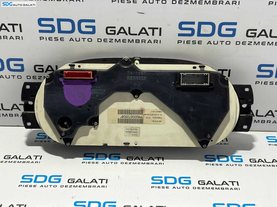 Ceas Ceasuri Cluster Instrumente Bord Renault Symbol Thalia 1998 - 2012 Cod 8200072506 [L2483]