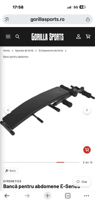 Banca abdomene noua in cutie made in Germany pret 300 lei