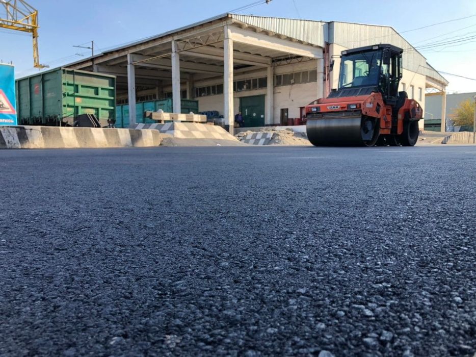 Качественное асфальтирование и ремонт дорог в Ташкенте. Своя техника