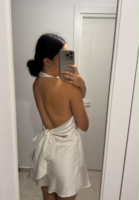 Rochie satin noua cu eticheta