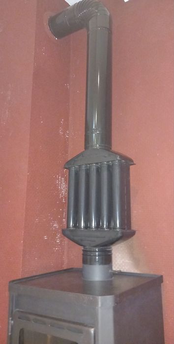 Печка на дърва "Прити " с лира и тръби