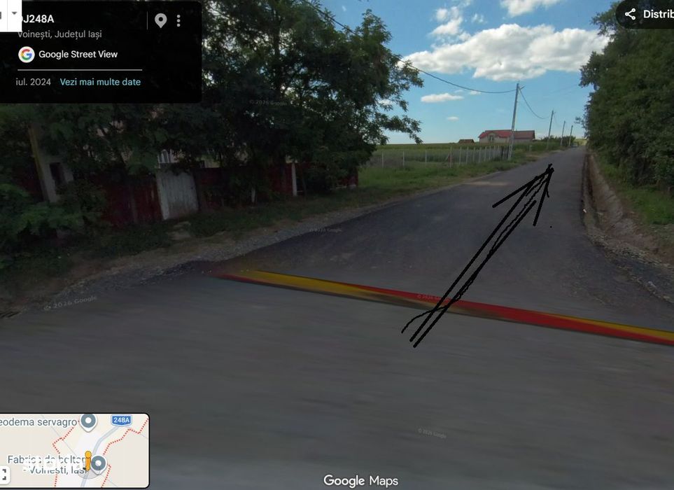 Teren 600 mp intravilan Voinesti Iasi