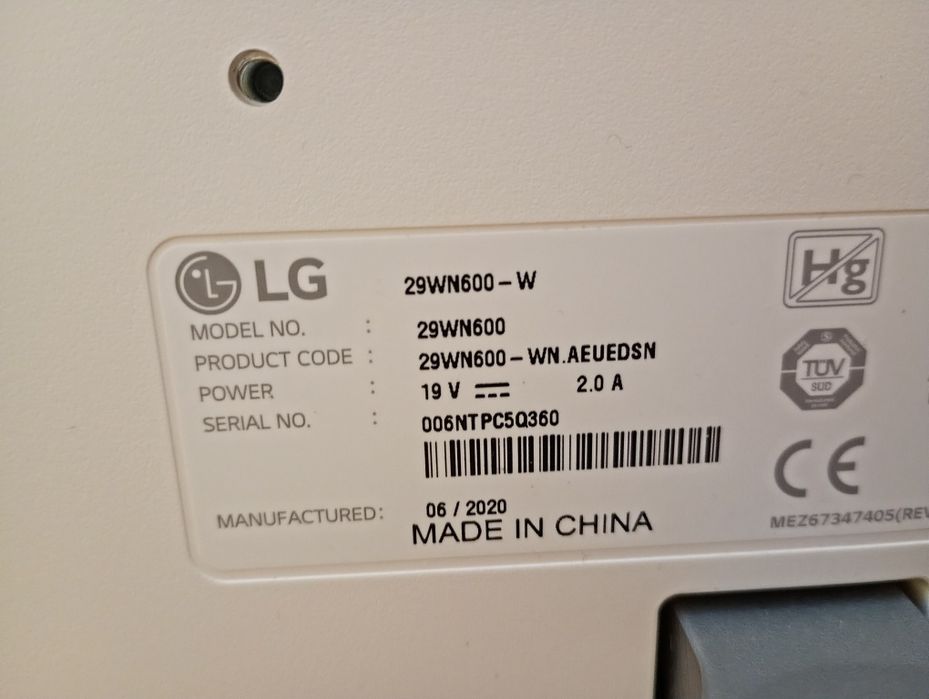 LG 29WN600-W monitor LCD 73,7 cm (29")  UltraWide Full HD LED