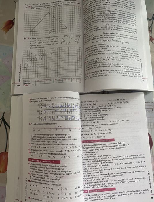 Maria Zaharia, D. Zaharia- Set culegeri matematică clasa a VI-a