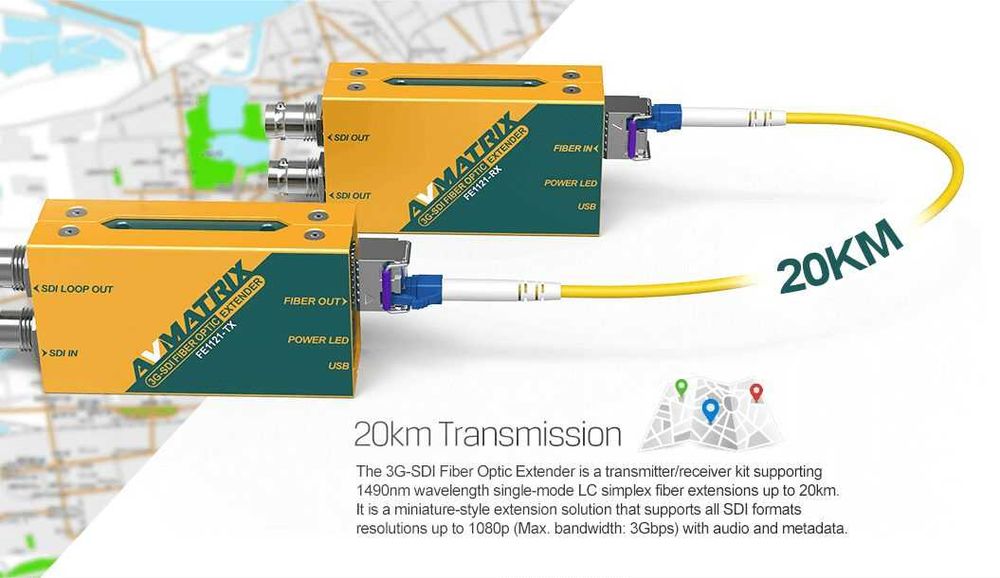 Волоконно-оптический удлинитель FE1121 3G/12G-SD