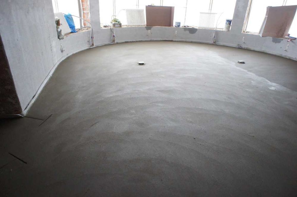 Стяжка пола Полусухая