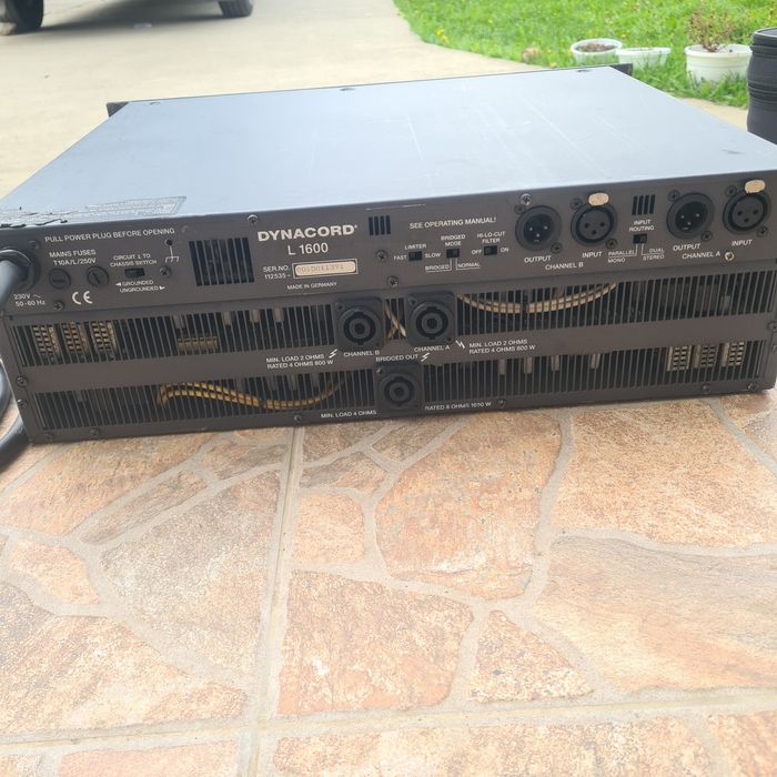 Amplificator/ putere Dynacord L1600 in stare foarte buna
