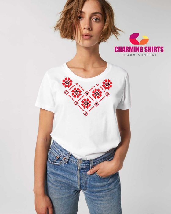 Тениски с шевици(щампа), Народни мотиви, Тениски от органичен памук