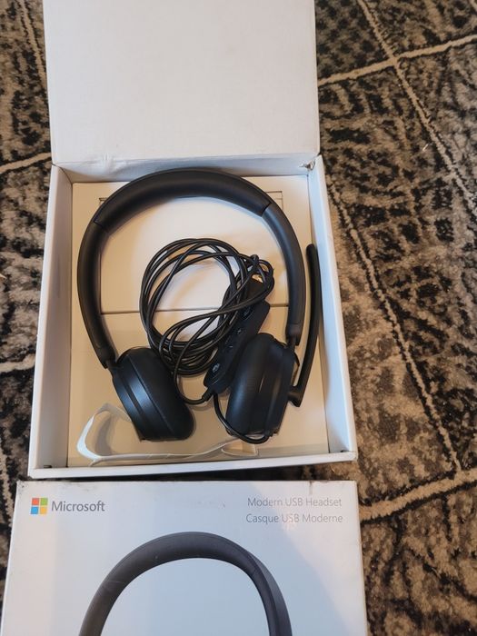 Microsoft Modern Wireless Headset Căști Fără fir Bandă de fixare pe cap Birou/Call center Bluetooth Negru