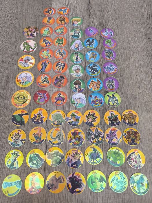 Yu-gi-oh огромна колекция тазота около 70бр.