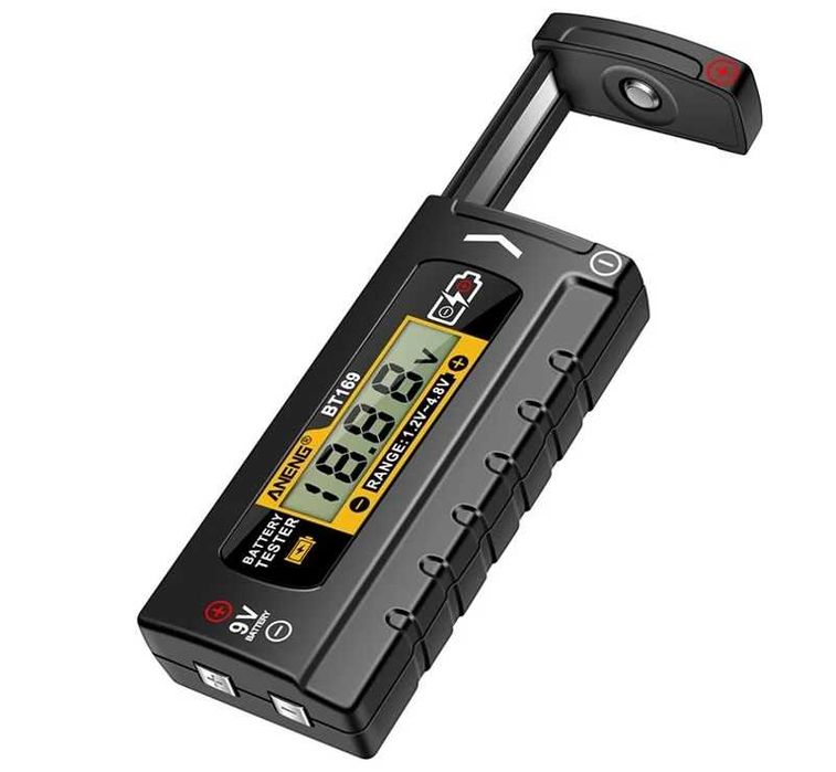 Tester baterii acumulatori 1.2V - 9V celule Litiu-Ion Aneng BT169