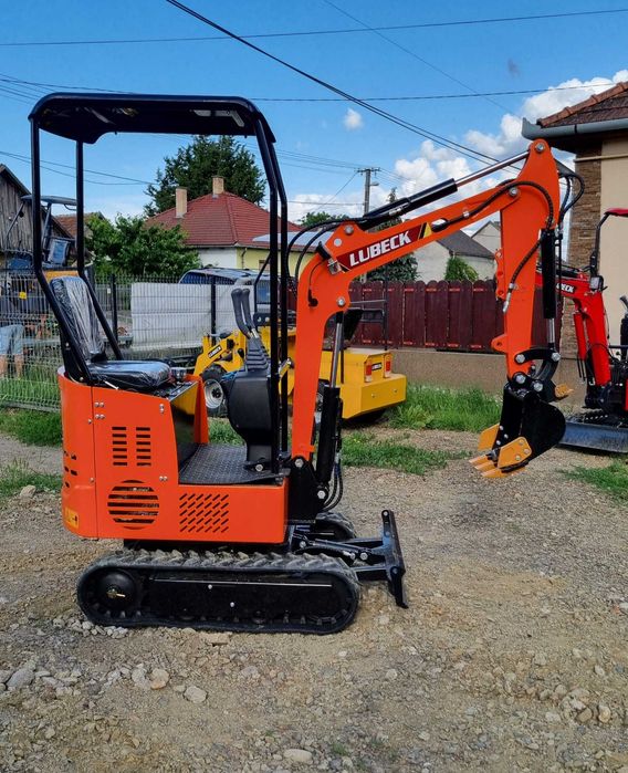 Miniexcavator Lubeck Ex 100 Nou Garantie 2 ani