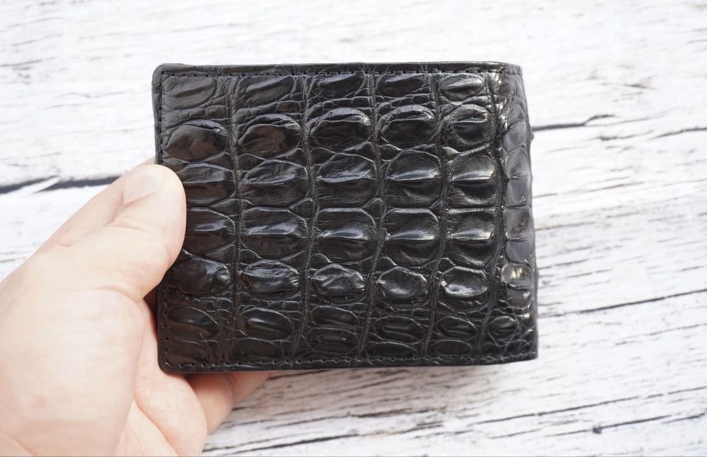Portofel bărbătesc din piele naturala de crocodil autentic 100%