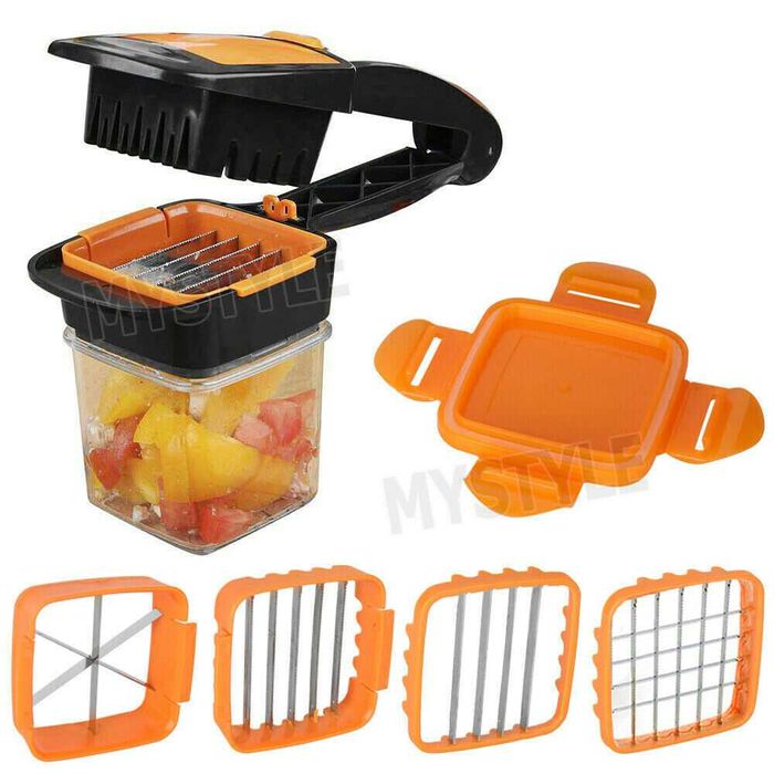 5 în 1 Dispozitiv de sectionare rapida fructe si legume. Nou ambalat