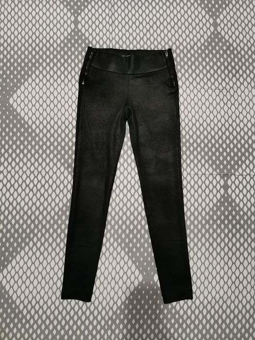 Colanti negri Zara - material texturat