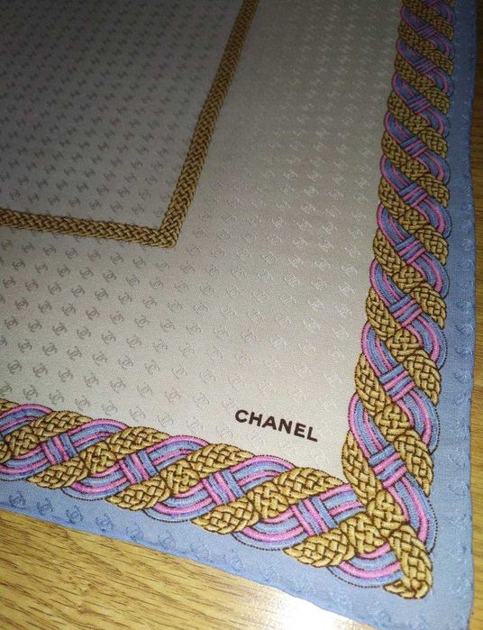 Chanel оригинал винтажный шёлковый платок