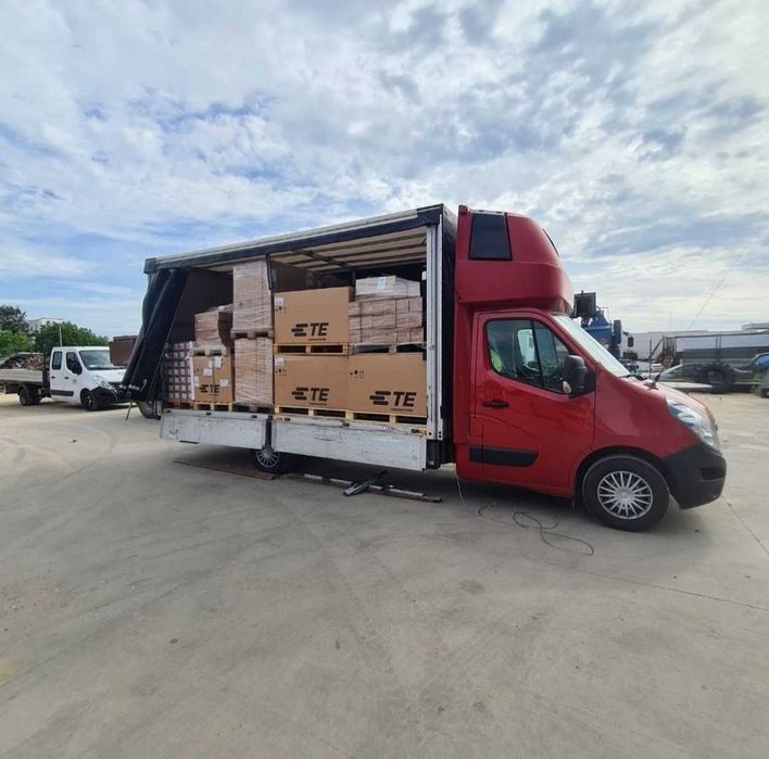 Transport marfă / Mutări / Big-bagg – Dubă prelată cu lift și liză