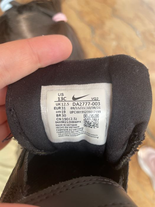 Кроссовки Nike черные