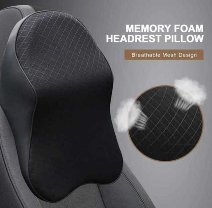 Възглавница за врат на автомобилна седалка с 3D мемори пяна Т488