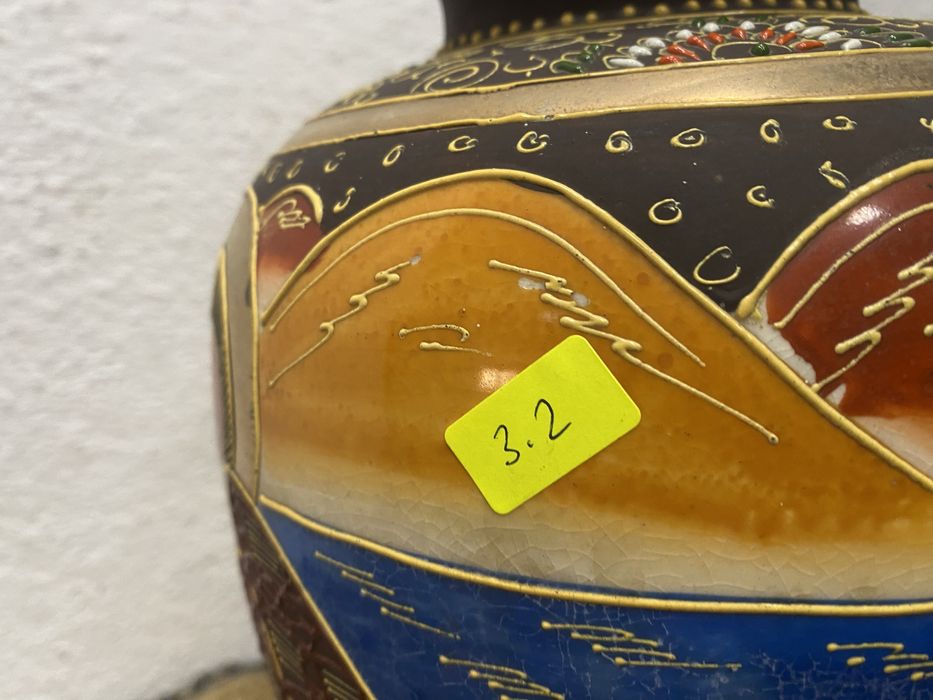 Японска ваза от порцелан сацума 1920 г