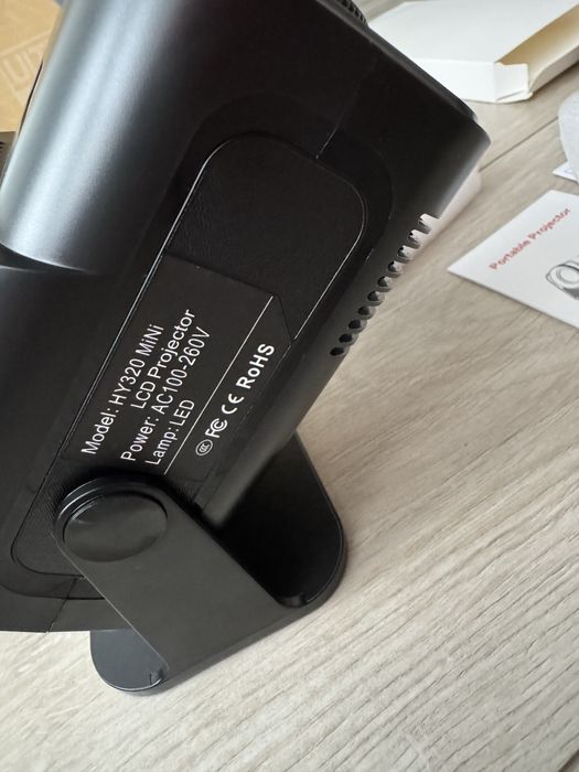 Proiector portabil SMART HY320, Android, wifi, 4k, negru, full!