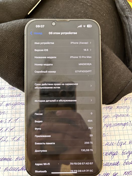 Iphone 13 pro max 256gb