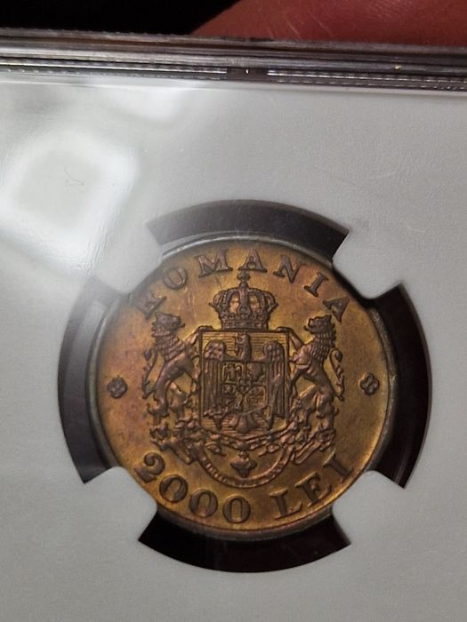 2000 Lei 1946 - UNC Details (monedă regală)