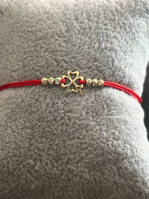 Brățară din șnur cu aur 14k! Nu vând la gram! Prețul este fix!