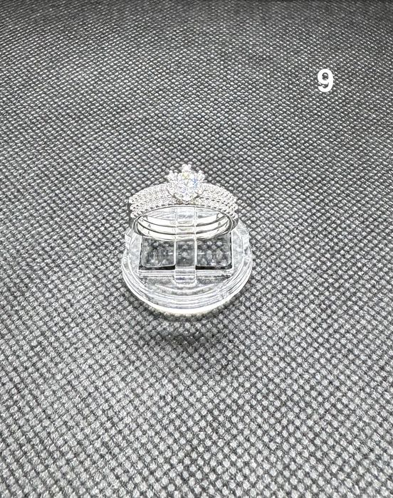 Нови Годежни пръстени с диамант (мойсанит, лаб. диамант), GRA