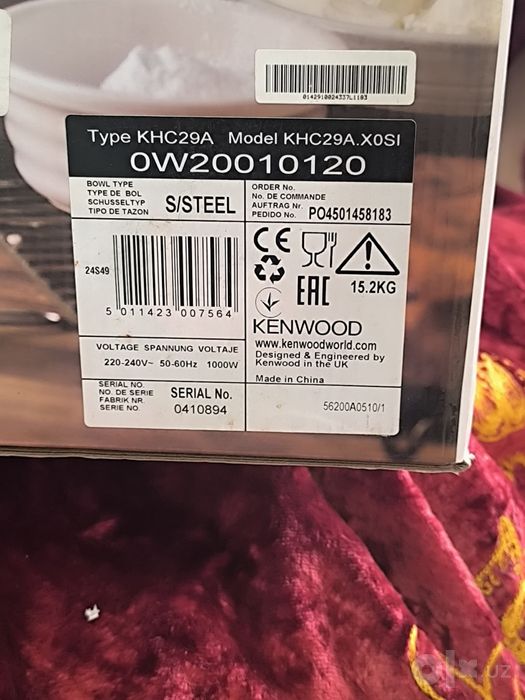 Oshxona kambayini KENWOOD KHC29A.XoSI