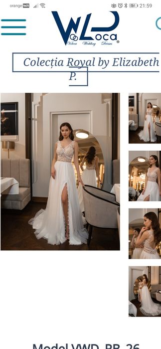 Vând rochie de mireasă