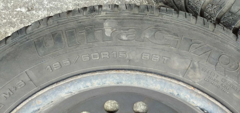 4+1 Гуми с джанти Goodyear UltraGrip 7 за кал и сняг M+S