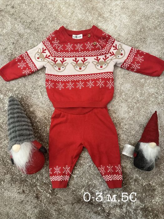 Лот дрехи 0-3 м и 3-6 м ромпъри, бодита, комплекти, космонавт