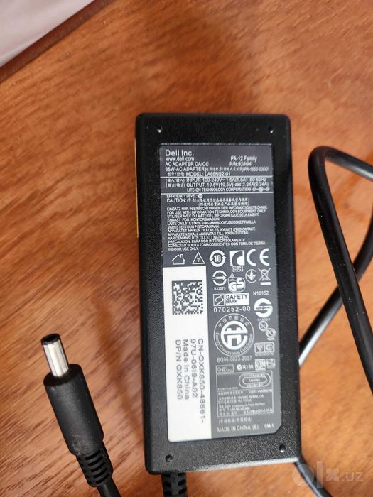 Dell 65W 19.5V-3.34A Zarydchik ноутбук зарядник