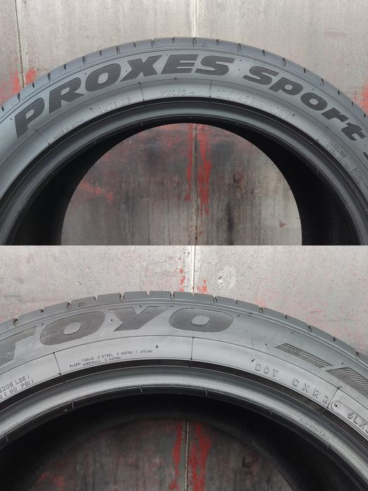 2бр. летни гуми 275/45/19 TOYO Proxes Sport, SUV
dot22
8mm
Добро състо