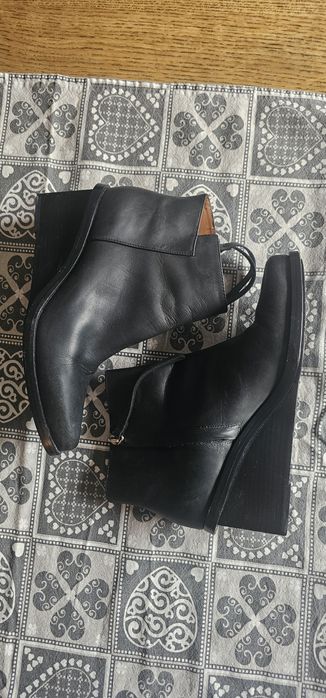 Зимни кожени боти 40 номер