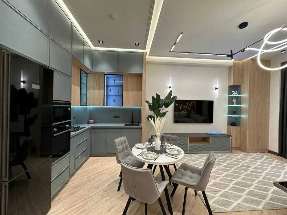 жк Mirabad avenue!Новая 2х конатная квартира!Авторский ремонтом!Срочно