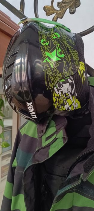 Costum ski băieți+cască